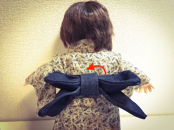 ぽぽちゃん服着物作り方9